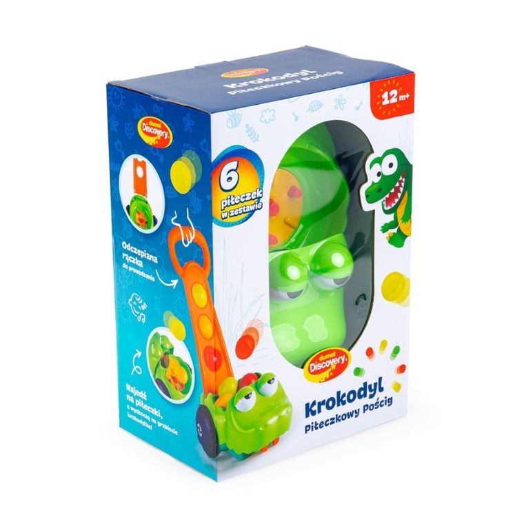 Dumel Discovery, Krokodyl - piłeczkowy pościg, zabawka interaktywna