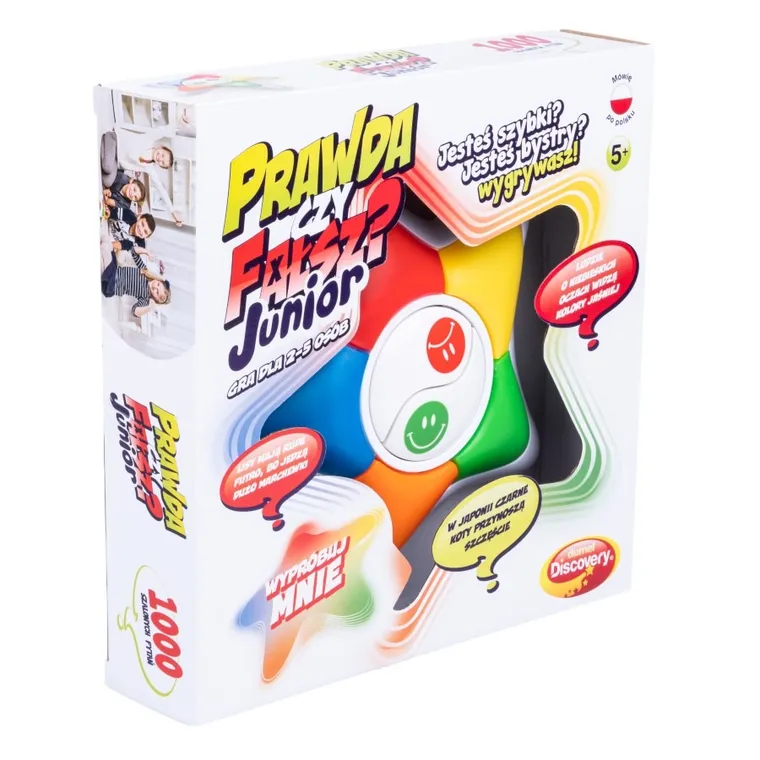 Dumel Discovery, Prawda czy Fałsz Junior, interaktywna gra familijna