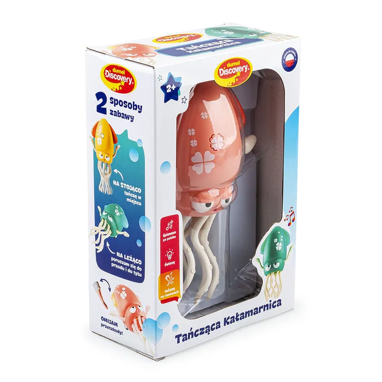 Dumel Discovery, tańcząca kałamarnica, łososiowa