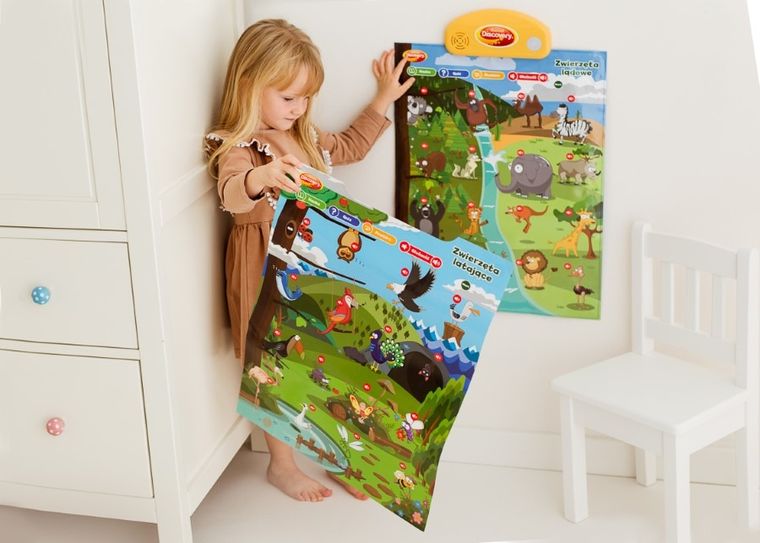 Dumel Discovery, Zwierzęta i zawody, edukacyjne plakaty interaktywne