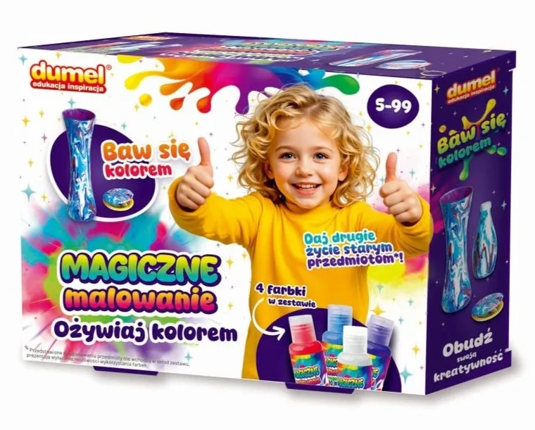 Dumel, Magiczne Malowanie, Ożywiaj kolorem, zestaw kreatywny
