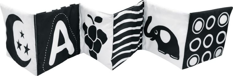 Dumel, miękka książeczka harmonijka, kontrast