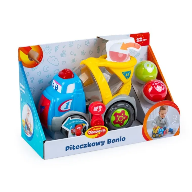 Dumel, Piłeczkowy Benio, pojazd interaktywny z piłeczkami