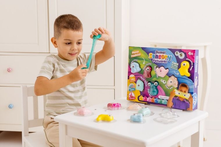 Dumel, Sensory, Potworki, zestaw mas plastycznych