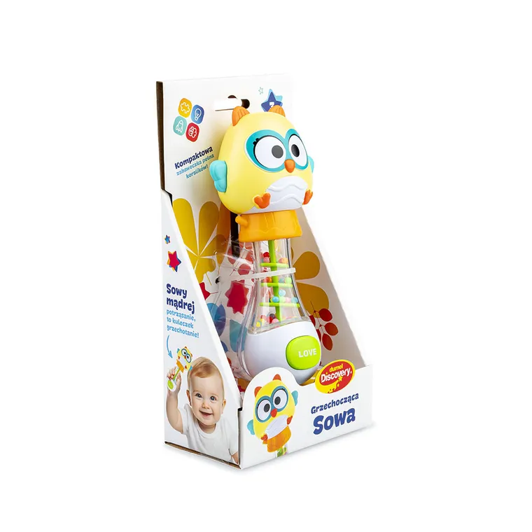 Dumel, Sowa, grzechotka z gryzakiem