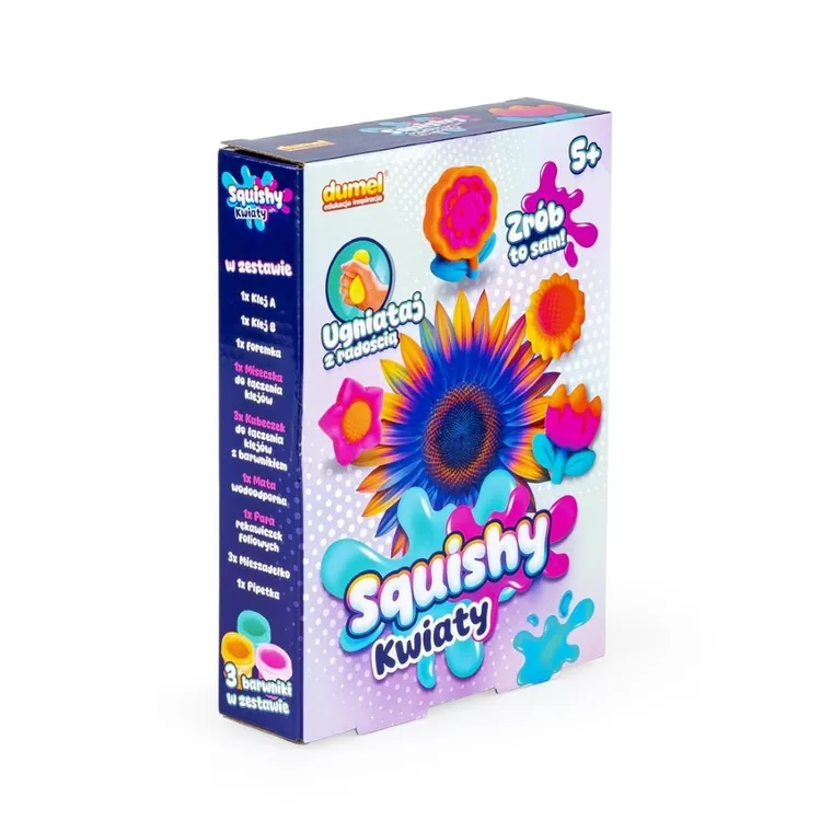 Dumel, Squishy, Kwiaty, zestaw kreatywny