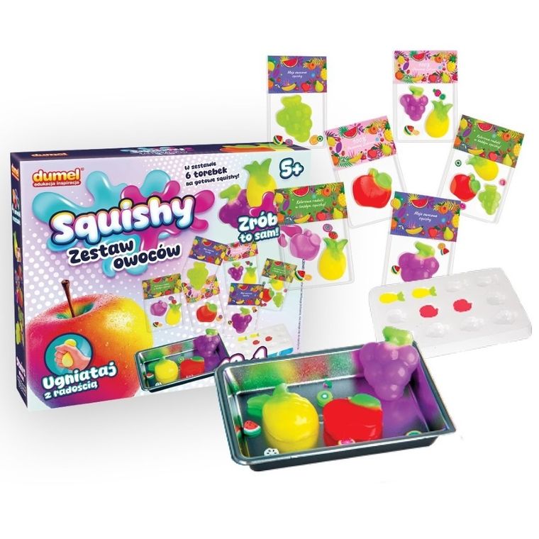 Dumel, Squishy, Zestaw owoców, zestaw kreatywny