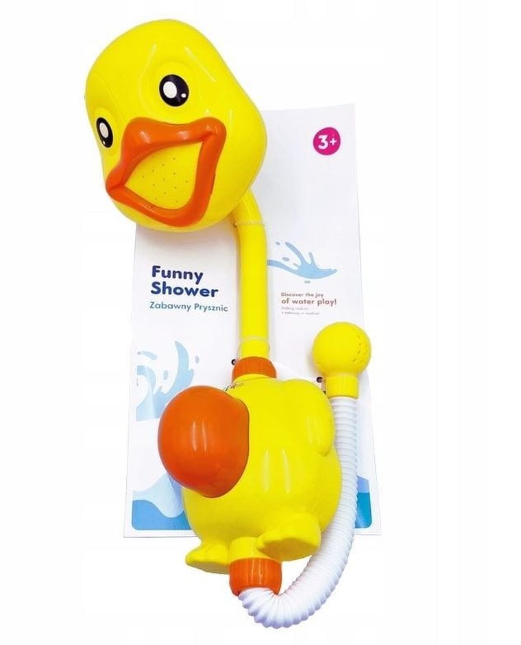 Dumel, zabawny prysznic, kaczka, zabawka do wody