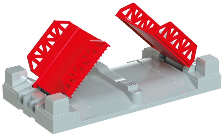 Dumica, Drawbridge, element toru, czerwony