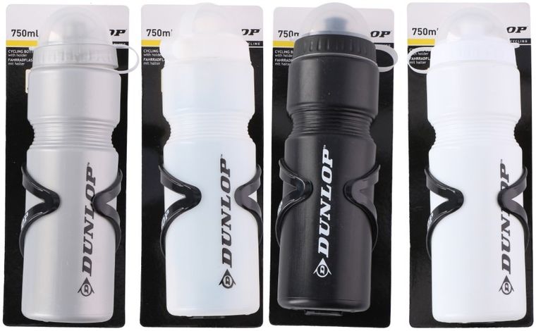 Dunlop, bidon rowerowy z uchwytem, 750 ml