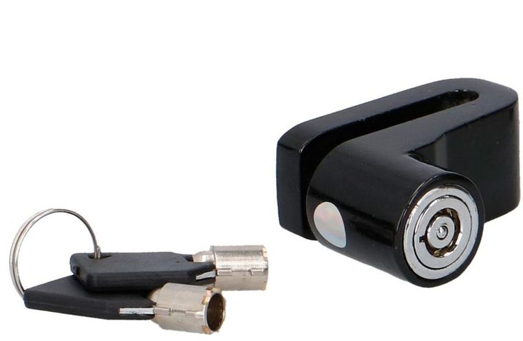 Dunlop, blokada na tarczę hamulcową z linką przypominającą, black