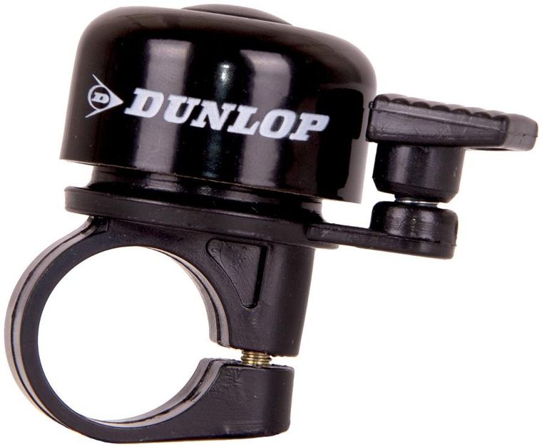 Dunlop, dzwonek rowerowy gruszka, średnica 35mm, czarny