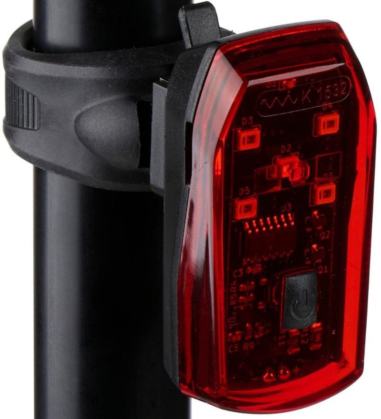 Dunlop, lampka rowerowa tylna, 5 LED