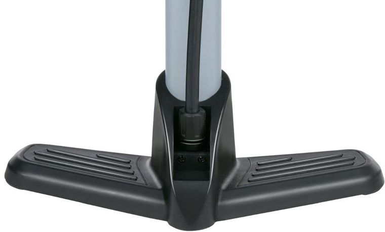 Dunlop, pompka warsztatowo rowerowa, 140 psi, 96 bar, szara