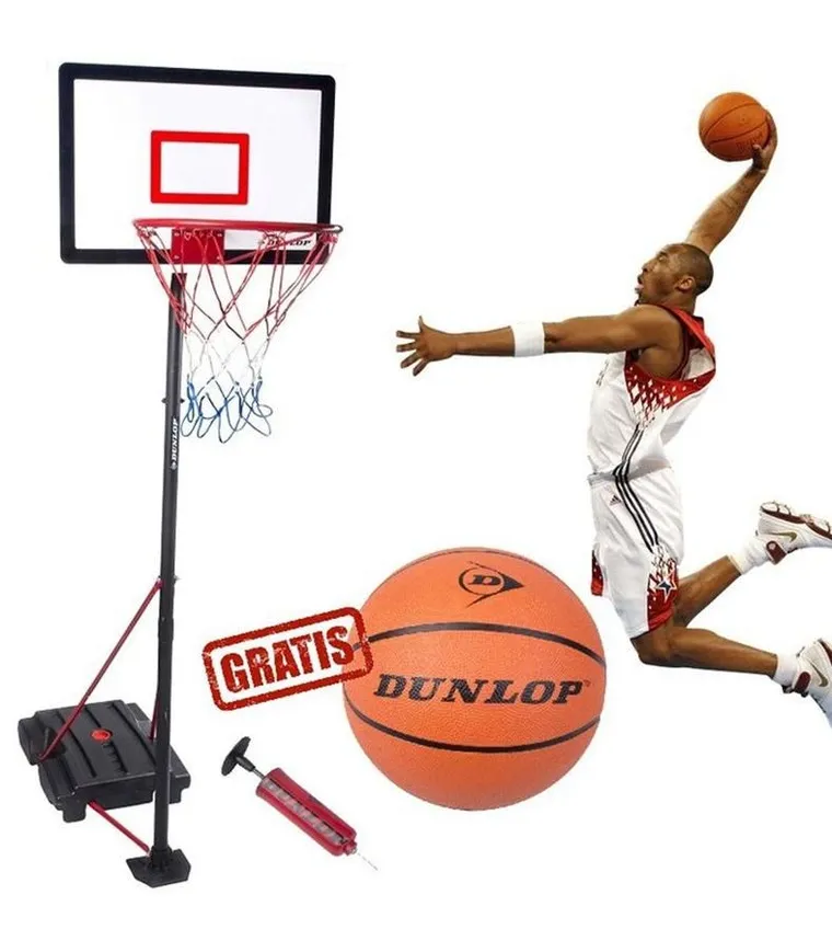 Dunlop, regulowany kosz do koszykówki, 3w1, 1,65-2,05m