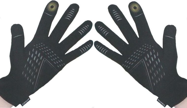 Dunlop, rękawiczki rowerowe ocieplane, touchscreen, senior, rozmiar M