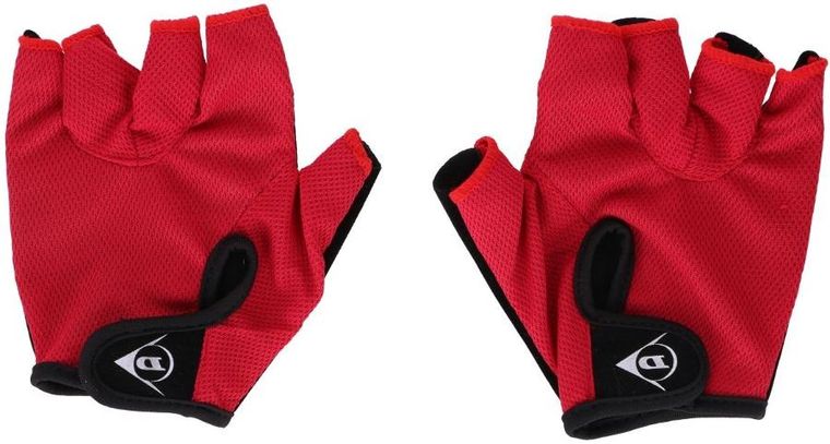 Dunlop, rękawiczki rowerowe, senior L, czerwony