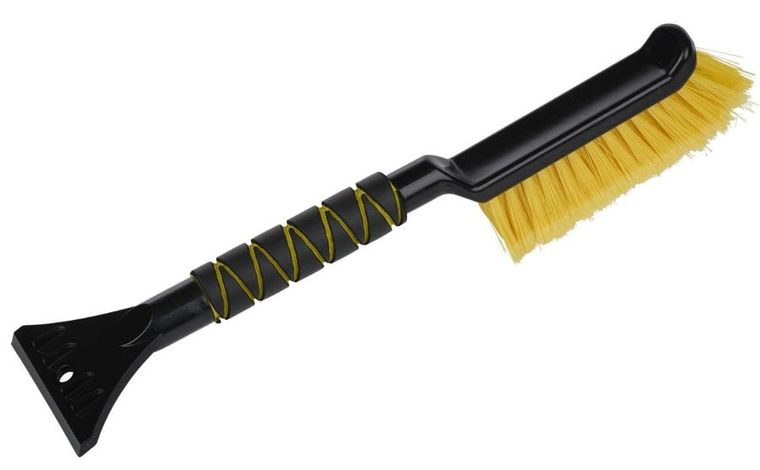 Dunlop, skrobaczka do szyb ze szczotką, żółta, 40,5 cm