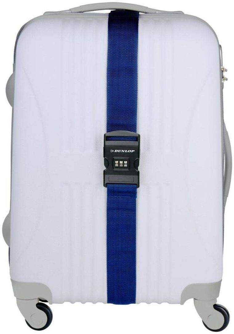 Dunlop, uniwersalny pas zabezpieczający do walizki, na szyfr, 200-5 cm