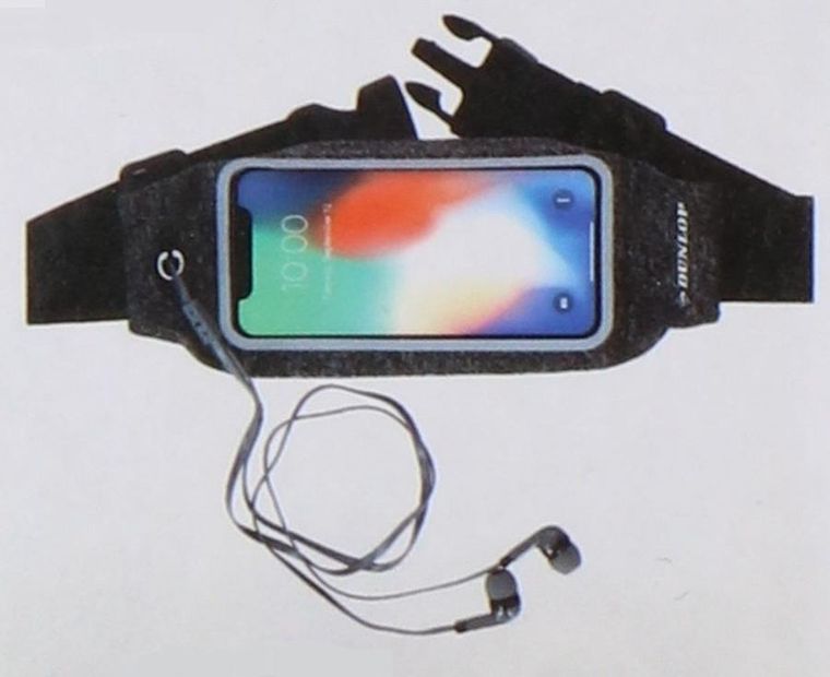 Dunlop, wodoszczelne etui na telefon, żółte