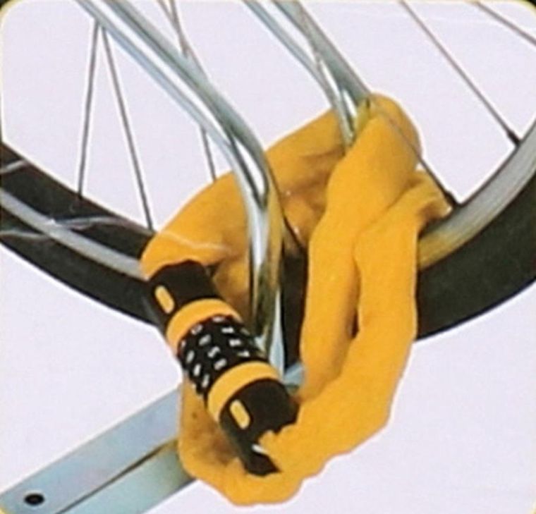 Dunlop, zapięcie rowerowe, łańcuch na szyfr, 90 cm zielone