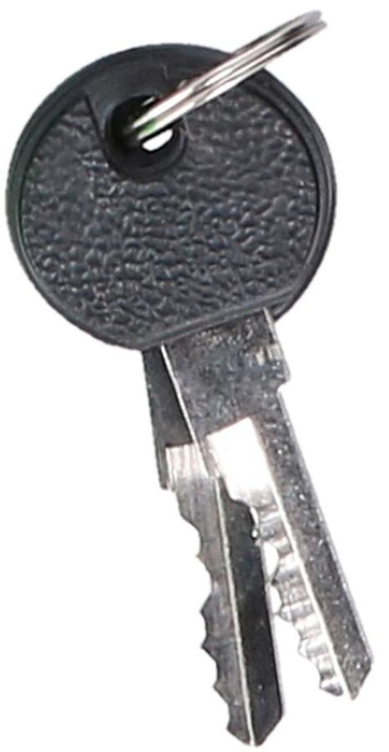 Dunlop, zapięcie rowerowe, spiralne, na klucz, 12-65 cm, czarne