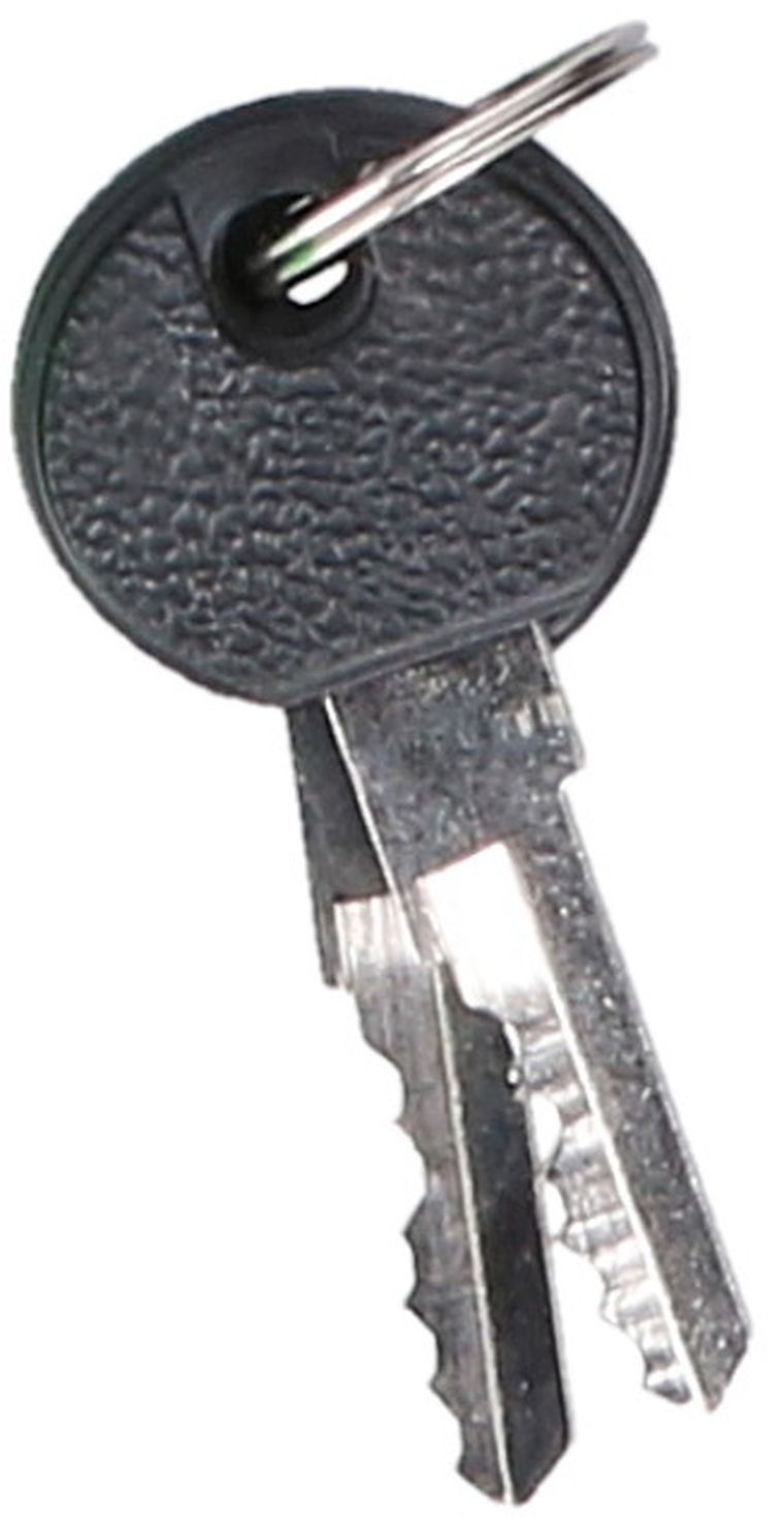 Dunlop, zapięcie rowerowe, spiralne na klucz, 12-65 cm, czerwone