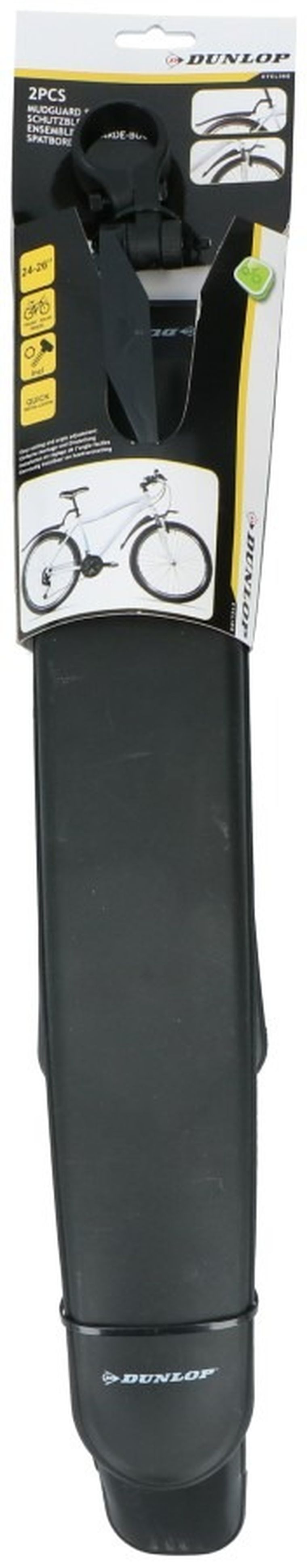 Dunlop, zestaw błotników rowerowych, 24-26”