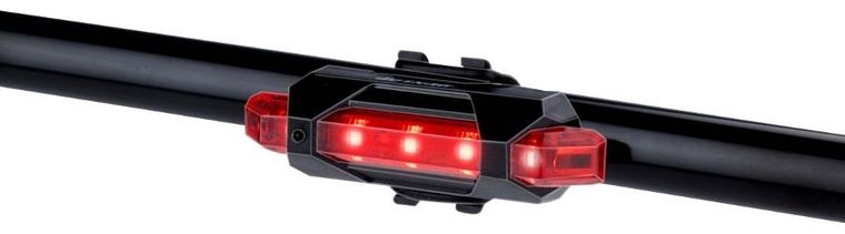 Dunlop, zestaw lamp rowerowych LED, przód i tył, ładowanie USB