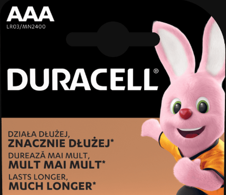Duracell, Basic, bateria, AAA/LR03, K4 4-4 szt.