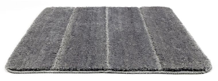 Dywanik łazienkowy, steps, szary