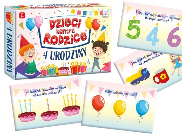 Dzieci kontra Rodzice, 4 Urodziny, gra familijna