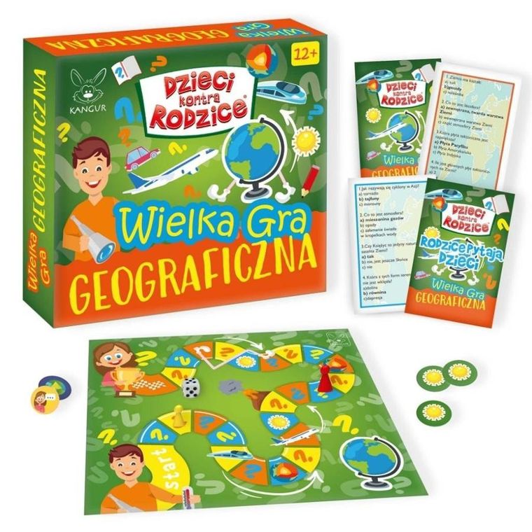 Dzieci kontra Rodzice, Wielka Gra Geograficzna, gra familijna