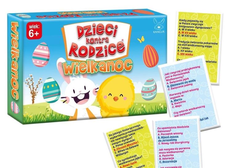 Dzieci kontra Rodzice, Wielkanoc, gra familijna