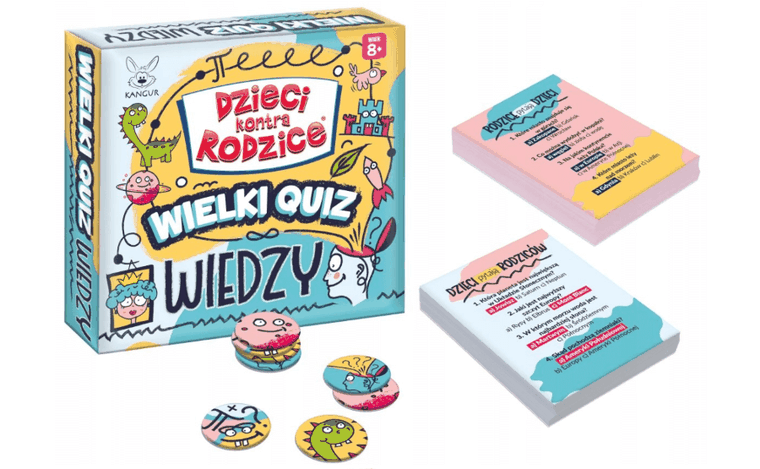 Dzieci kontra Rodzice, Wielki quiz wiedzy, gra familijna