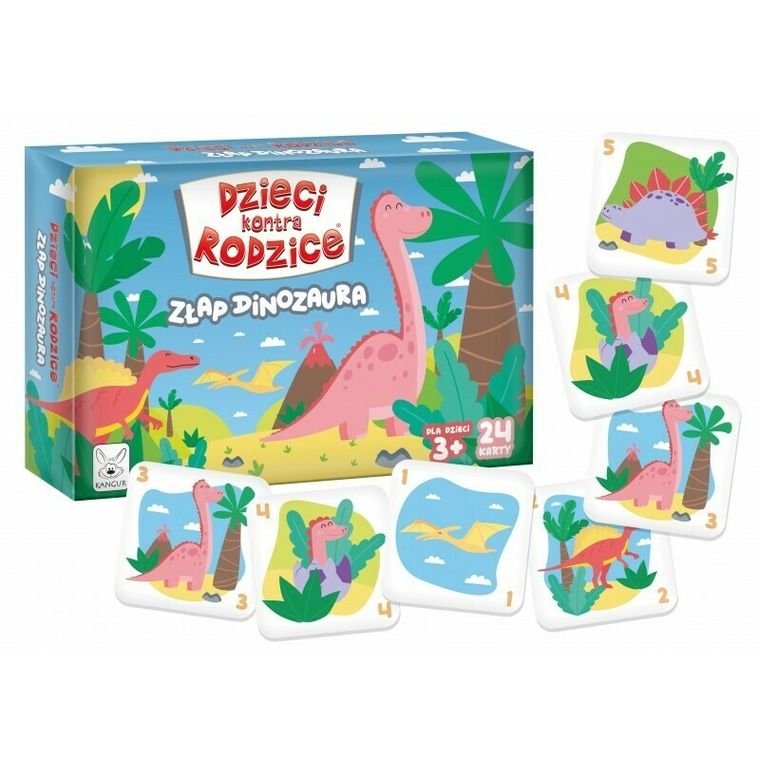 Dzieci kontra Rodzice, Złap dinozaura, gra edukacyjna