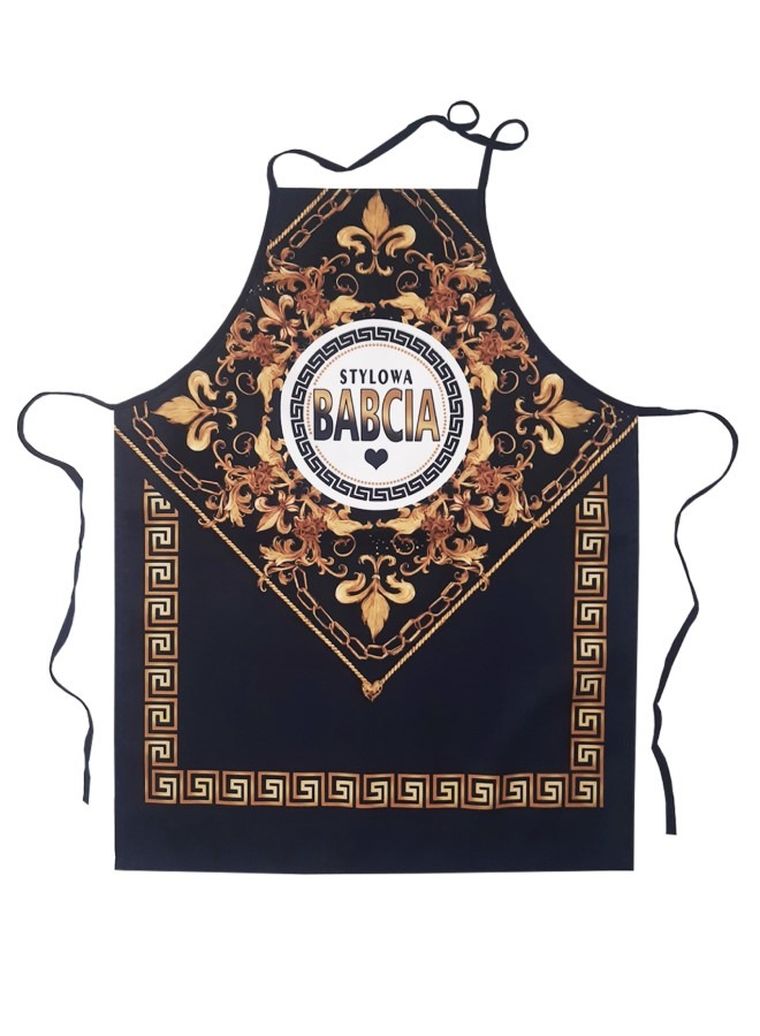Dzień Babci, zestaw, Stylowa Babcia, fartuch + rękawica kuchenna