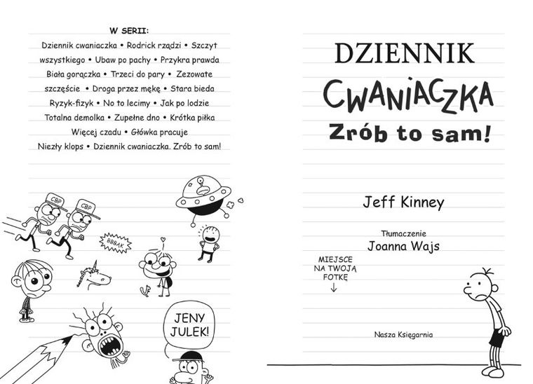 Dziennik cwaniaczka. Zrób to sam!