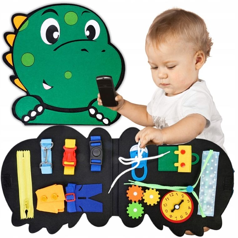 E-Edu, teczka sensoryczna, Dinuś