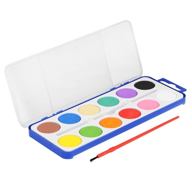 Easy, farby akwarelowe, 12 kolorów