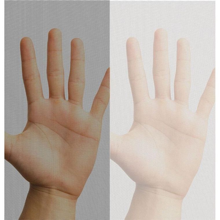 Easy Life Mako, moskitiera okienna, poliester, taśma rzep, biała, 100-100 cm