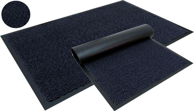 Easy Life Mako, wycieraczka do butów, chłonna mata wejściowa, granatowa, 90-150 cm