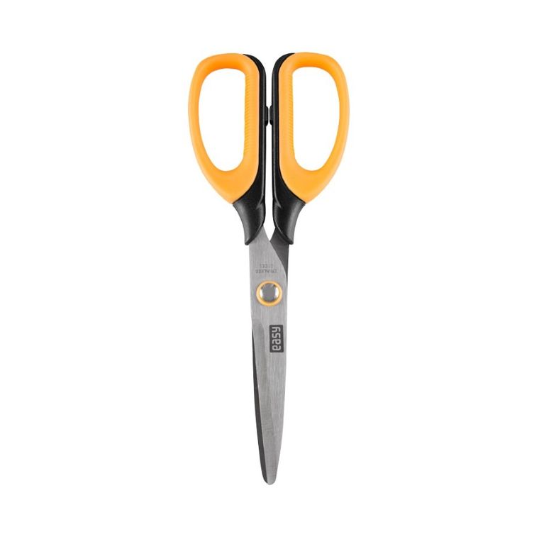 Easy, nożyczki szkolne z miękkimi rączkami, pomarańczowe, 15 cm