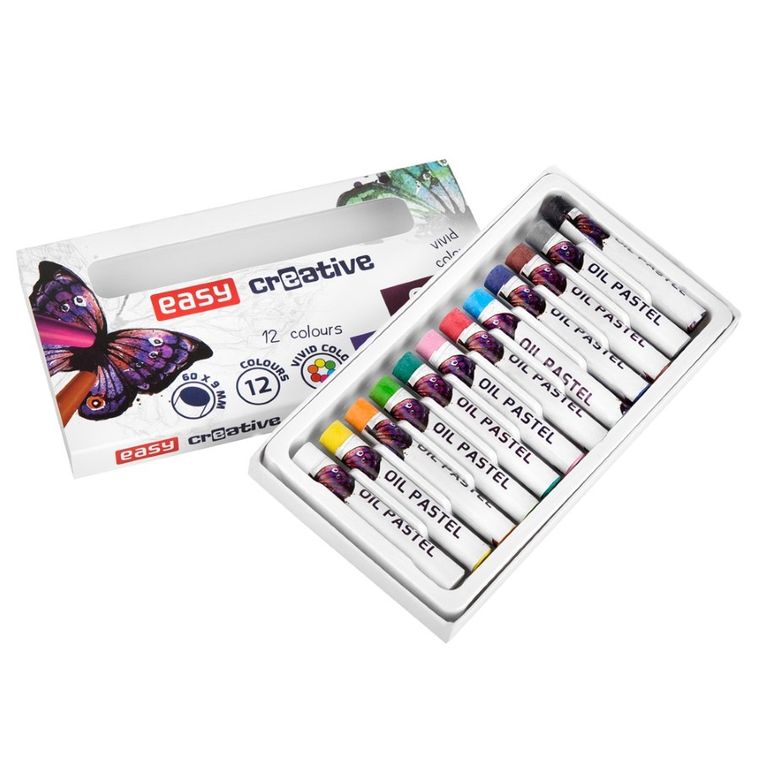 Easy, pastele olejne, 12 kolorów