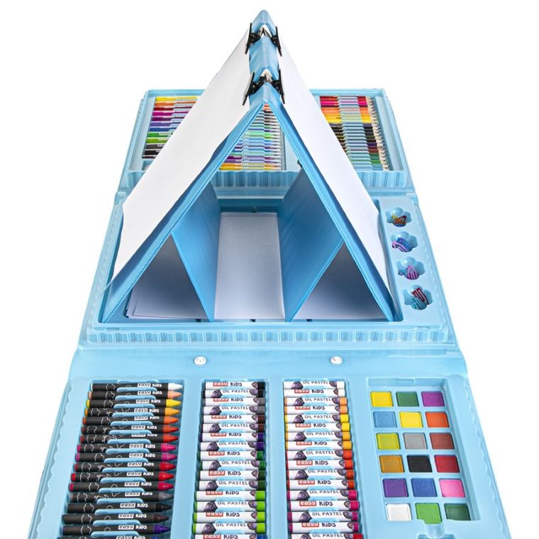 Easy, zestaw artystyczny, flamastry, kredki, farby, akcesoria, 208 elementów