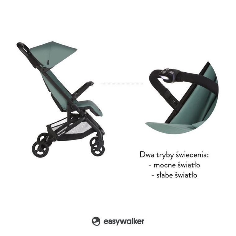 Easywalker, Unikalny System Akcesoriów, lampka LED do wózka