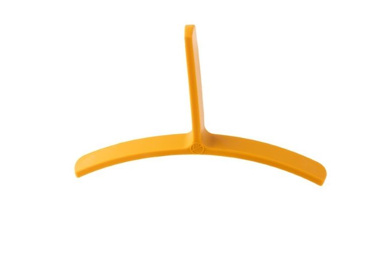 Ecorascals, silikonowy talerzyk, 2w1, mustard