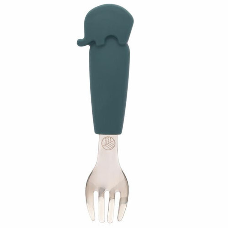 Ecorascals, zestaw sztućców, słonik, teal