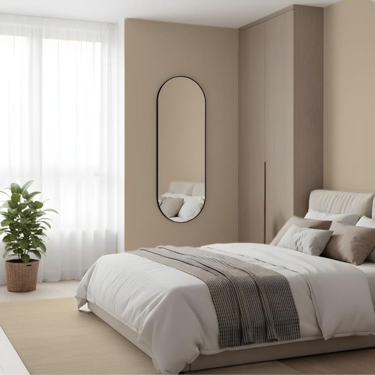 Edaxo, Alva, lustro dekoracyjne, wiszące, 80-30 cm