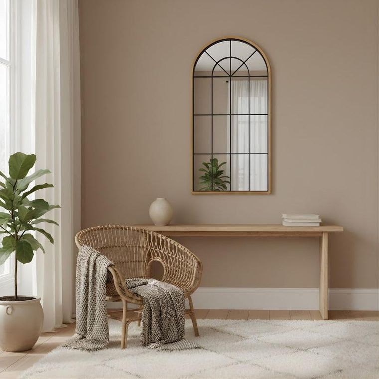 Edaxo, Arcus, lustro dekoracyjne, wiszące, duże, 110-56 cm